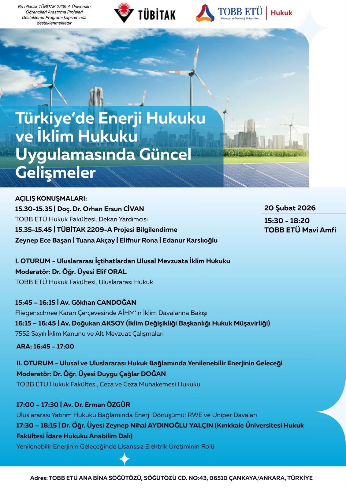 Türkiye'de Enerji Hukuku ve İklim Hukuku Uygulamasında Güncel Gelişmeler